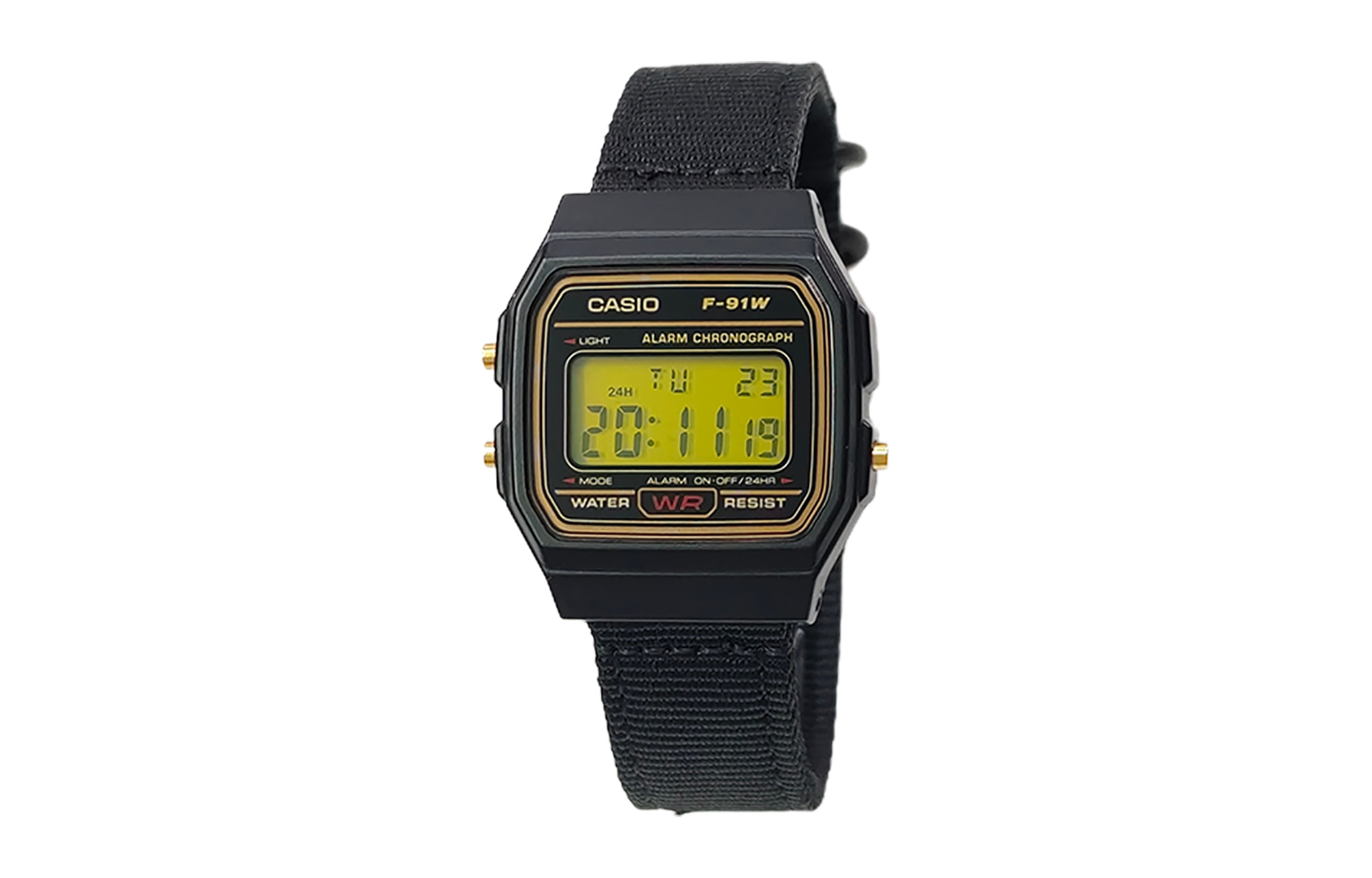 CASIO Мужские часы Retrofit Series с кварцевым механизмом и нейлоновым ремешком, черный циферблат
CASIO Мужские часы Retrofit Series с кварцевым механизмом и нейлоновым ремешком, черный циферблат