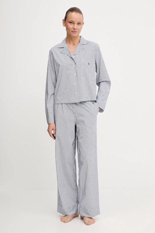 Хлопковая пижама Polo Ralph Lauren, синий
Хлопковая пижама Polo Ralph Lauren, синий