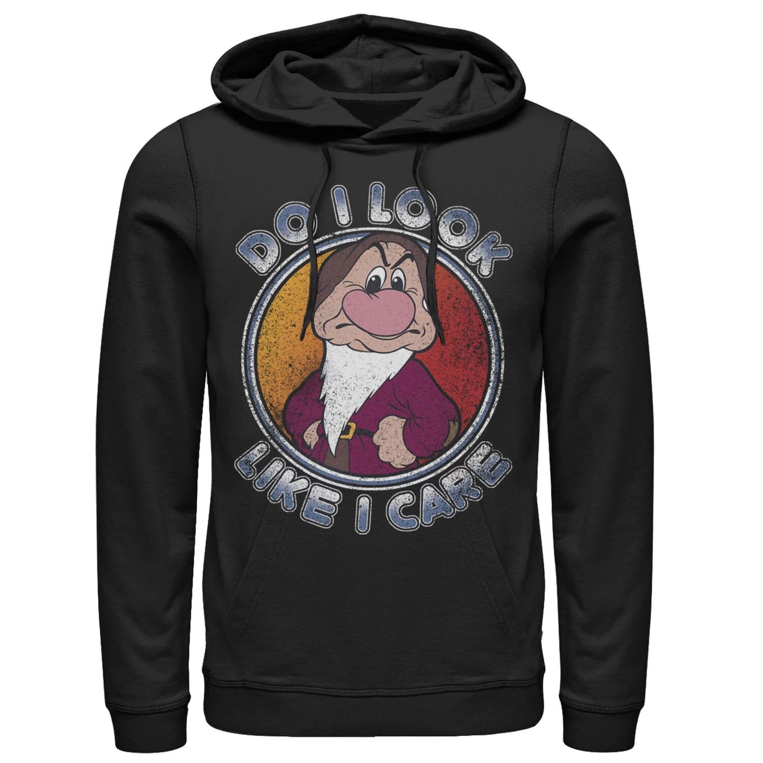 Мужской пуловер с капюшоном Disney Snow White Dwarf Grumpy Do I Look Like I Care Licensed Character
Мужской пуловер с капюшоном Disney Snow White Dwarf Grumpy Do I Look Like I Care Licensed Character