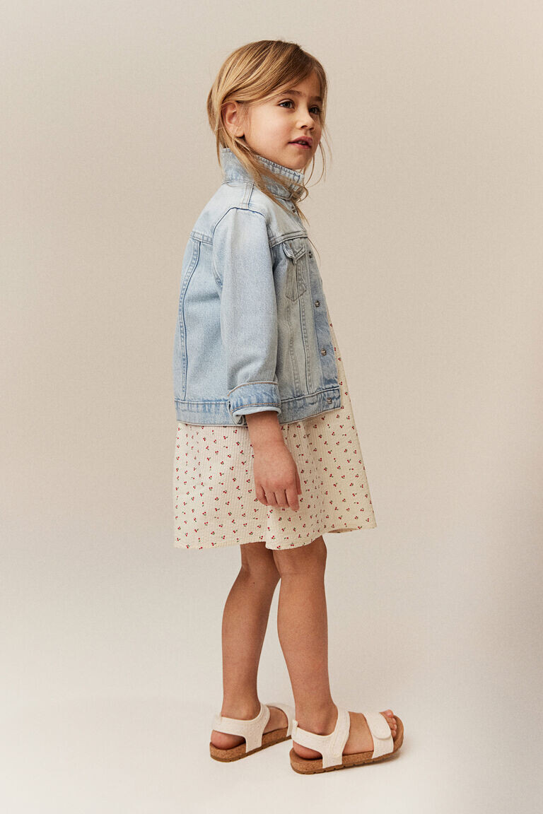 Хлопковое платье H&M, бежевый
Хлопковое платье H&M, бежевый