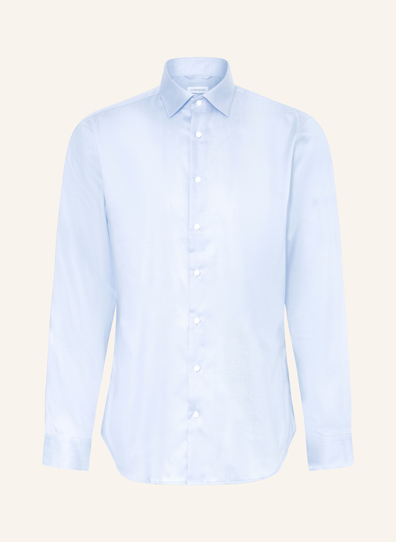 Рубашка облегающего кроя Seidensticker, голубой
Рубашка облегающего кроя Seidensticker, голубой