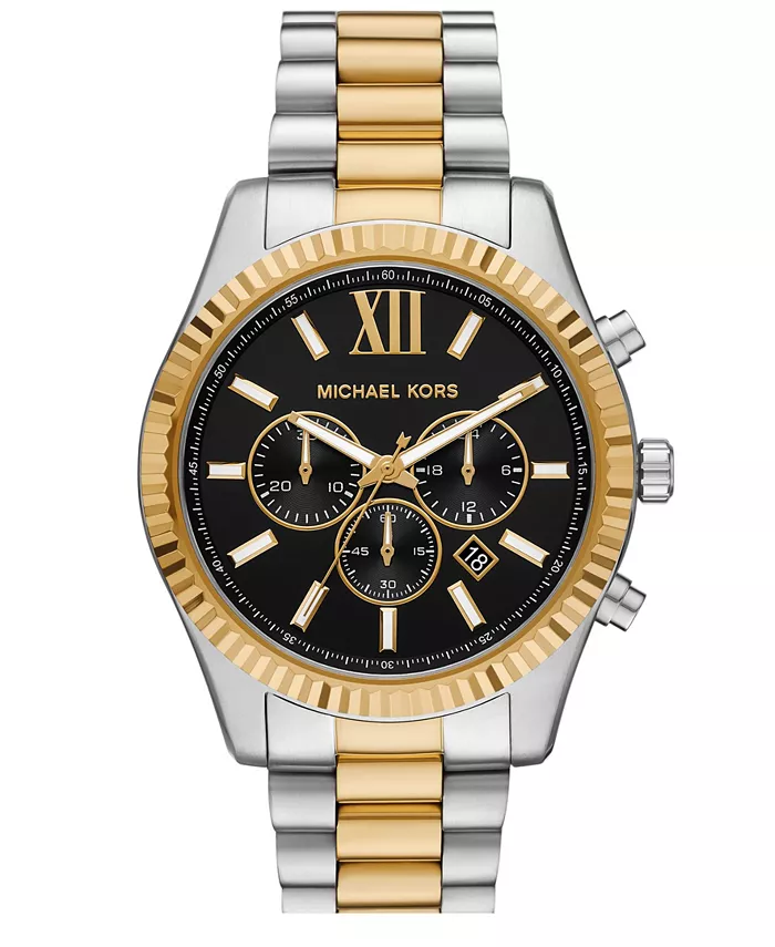 Мужские часы Lexington Chronograph с двухцветным корпусом из нержавеющей стали, 44 мм Michael Kors
Мужские часы Lexington Chronograph с двухцветным корпусом из нержавеющей стали, 44 мм Michael Kors