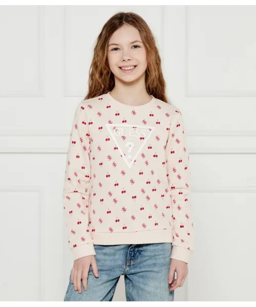 Толстовка Regular fit Guess, розовый 
Толстовка Regular fit Guess, розовый