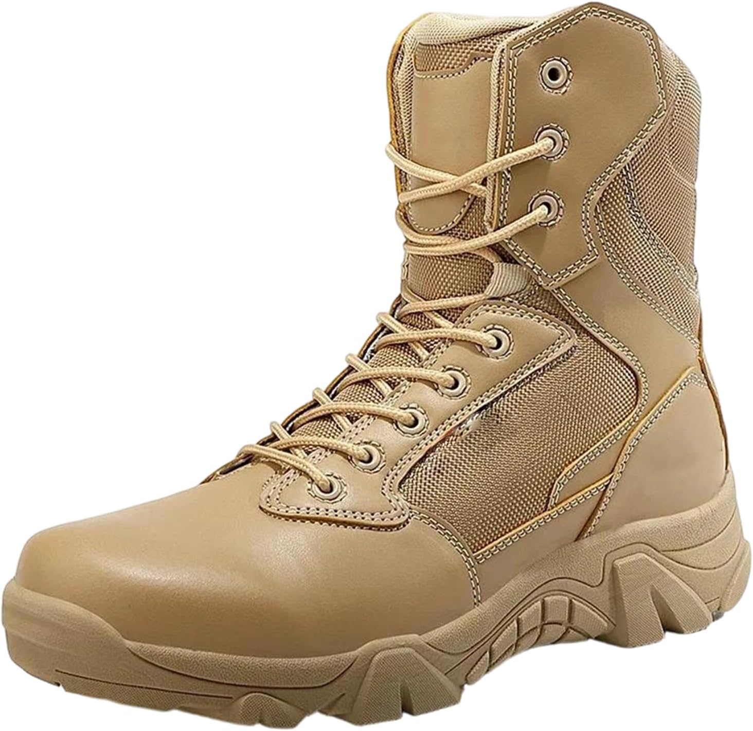 Мужские ботинки на шнуровке из искусственной кожи с сетчатой подкладкой и резиновой подошвой для повседневной носки на рабочей площадке Alloaone, хаки
Мужские ботинки на шнуровке из искусственной кожи с сетчатой подкладкой и резиновой подошвой для повседневной носки на рабочей площадке Alloaone, хаки