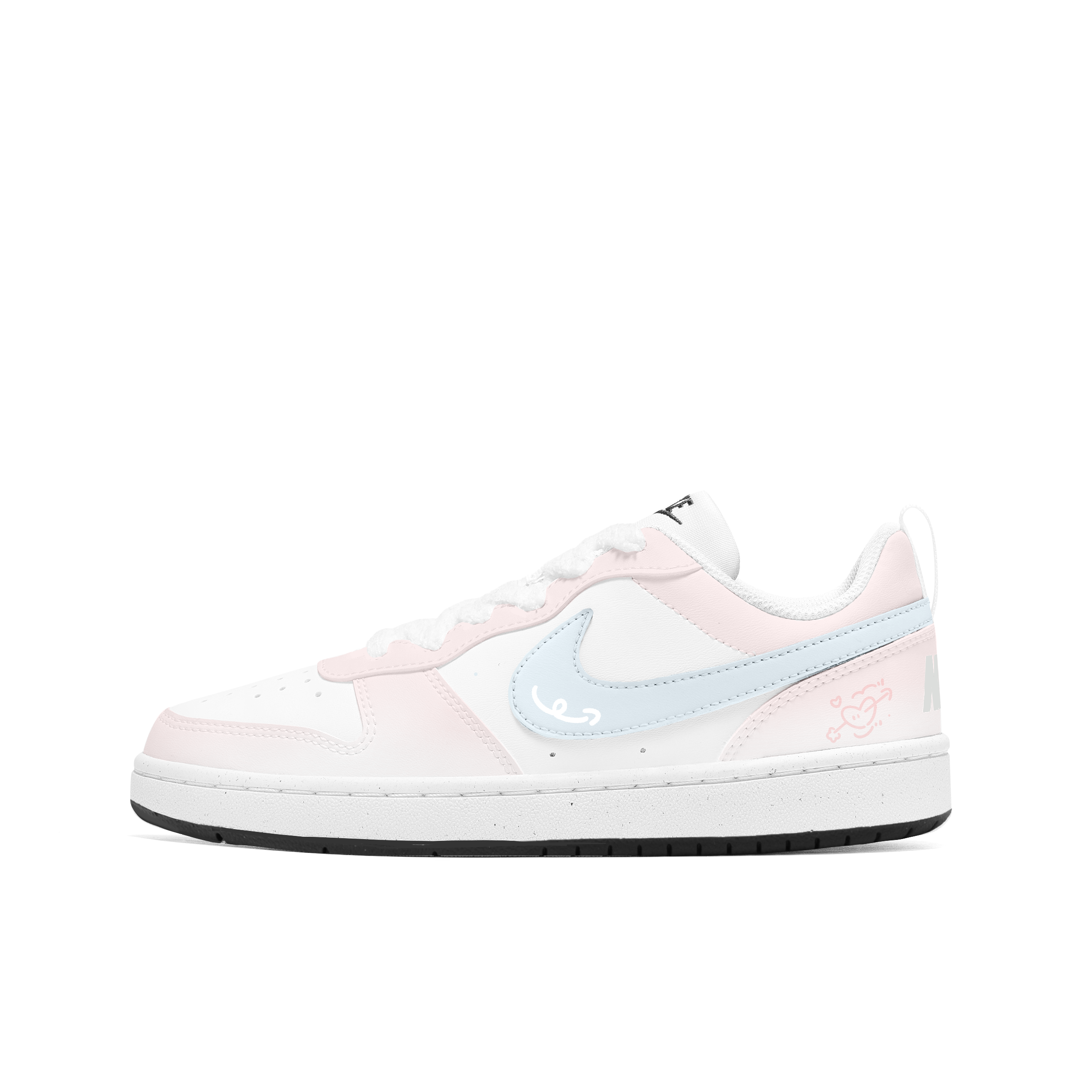 Nike Court Borough устойчивые к истиранию низкие детские скейтбординговые кроссовки Pink Blue для подростков
Nike Court Borough устойчивые к истиранию низкие детские скейтбординговые кроссовки Pink Blue для подростков
