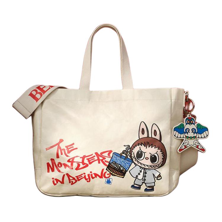 POP MART Сумка-шоппер через плечо женская белая, White
POP MART Сумка-шоппер через плечо женская белая, White