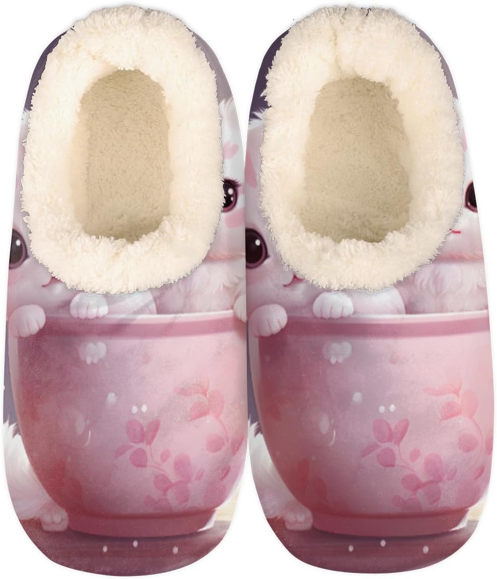 Домашние тапочки Pardick Fuzzy для женщин и мужчин, милые тапочки с изображением кошек с противоскользящей подошвой и флисовой подкладкой, домашние тапочки с мягкой подкладкой, теплые тапочки котенка, мультиколор
Домашние тапочки Pardick Fuzzy для женщин и мужчин, милые тапочки с изображением кошек с противоскользящей подошвой и флисовой подкладкой, домашние тапочки с мягкой подкладкой, теплые тапочки котенка, мультиколор