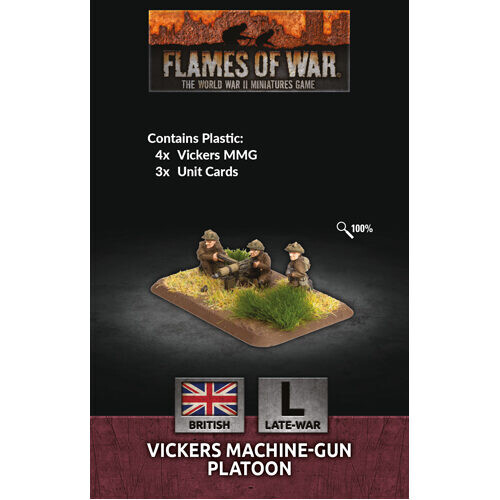 Фигурки Flames Of War: Vickers Mmg Platoon (X4 Plastic)
Фигурки Flames Of War: Vickers Mmg Platoon (X4 Plastic)