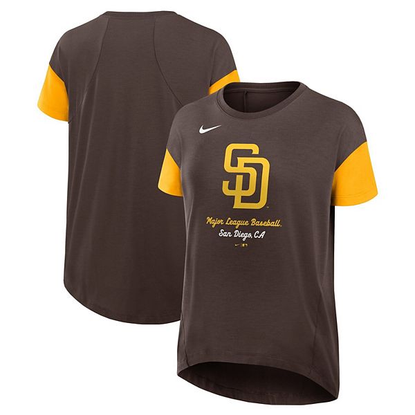 Женская коричневая футболка San Diego Padres Nike
Женская коричневая футболка San Diego Padres Nike