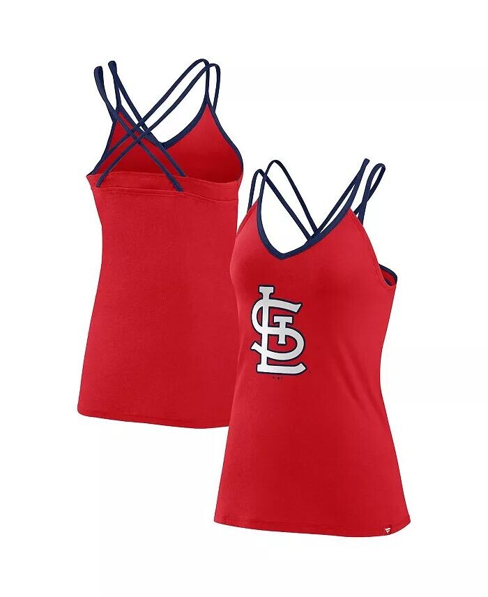 Женская красная майка St. Louis Cardinals Barrel It Up с V-образным вырезом и перекрестной спиной Fanatics
Женская красная майка St. Louis Cardinals Barrel It Up с V-образным вырезом и перекрестной спиной Fanatics