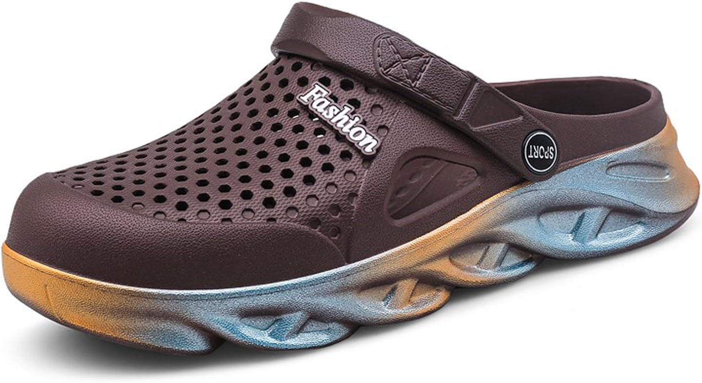 Мужские сабо SECHRITE, садовая обувь, водные сандалии, резиновые сабо для мужчин, тапочки, водонепроницаемые шлепанцы, летние мюли, градиентный цвет, коричневый
Мужские сабо SECHRITE, садовая обувь, водные сандалии, резиновые сабо для мужчин, тапочки, водонепроницаемые шлепанцы, летние мюли, градиентный цвет, коричневый