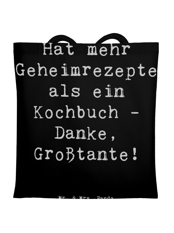 Сумка для переноски Mr & Mrs Panda Geheimrezepte Großtante, черный
Сумка для переноски Mr & Mrs Panda Geheimrezepte Großtante, черный