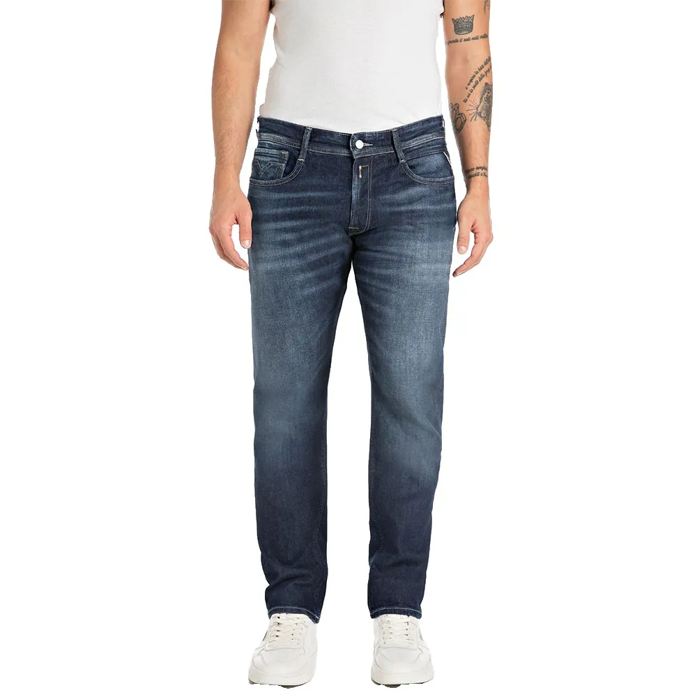 Реплей M1005.000.285906 джинсы Replay, синий
Реплей M1005.000.285906 джинсы Replay, синий