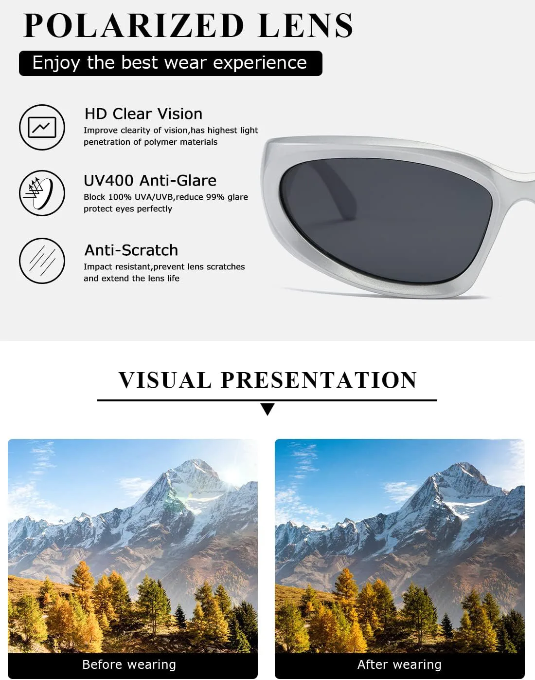Солнцезащитные очки Kimorn Y2K с поляризованными линзами, модель Swift Oval Fashion Sport Shades Sun Glasses K1273 (женские и мужские), Matte Black/Silver Grey/Green
Солнцезащитные очки Kimorn Y2K с поляризованными линзами, модель Swift Oval Fashion Sport Shades Sun Glasses K1273 (женские и мужские), Matte Black/Silver Grey/Green