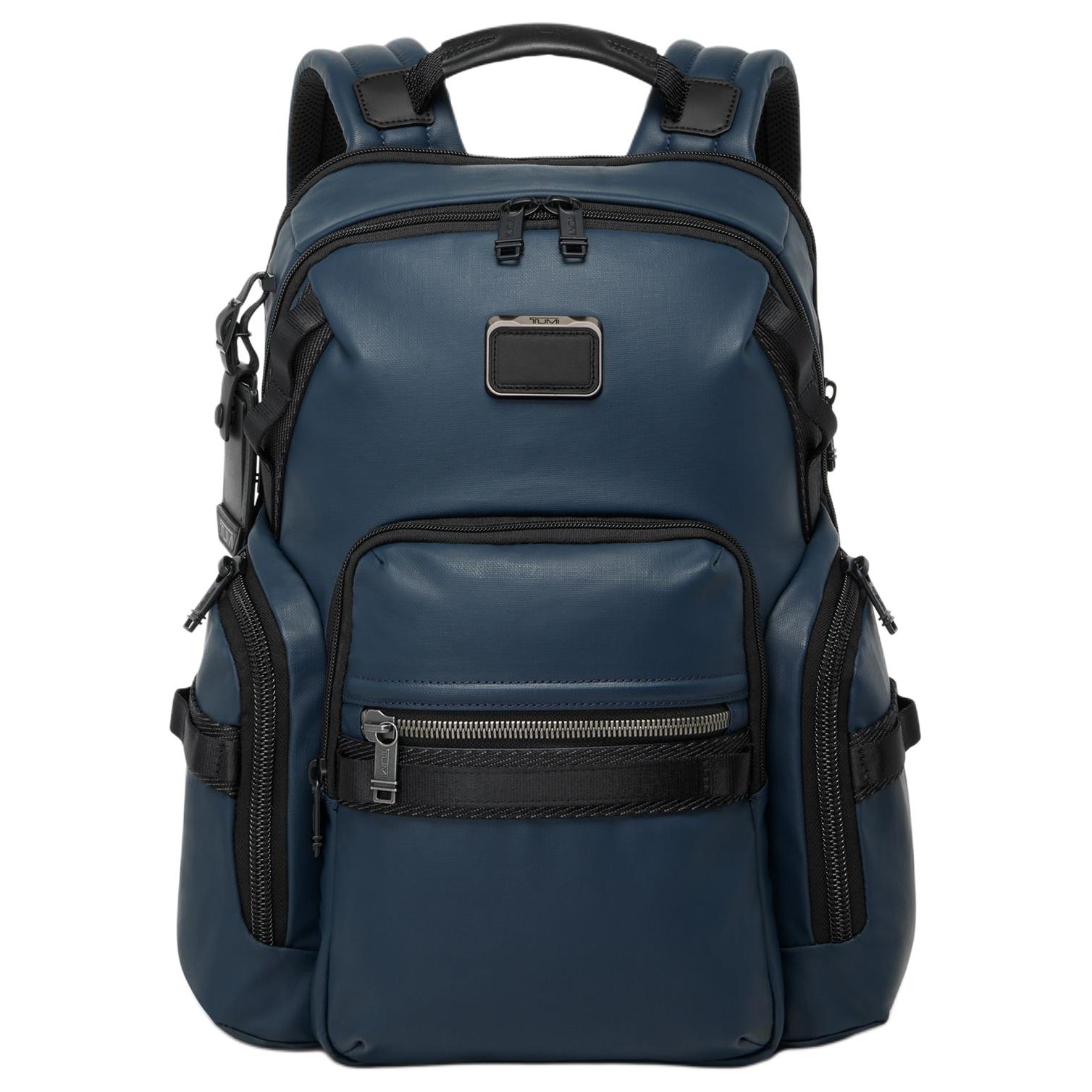 TUMI Альфа Браво Рюкзак из холста унисекс Морская синева 
TUMI Альфа Браво Рюкзак из холста унисекс Морская синева