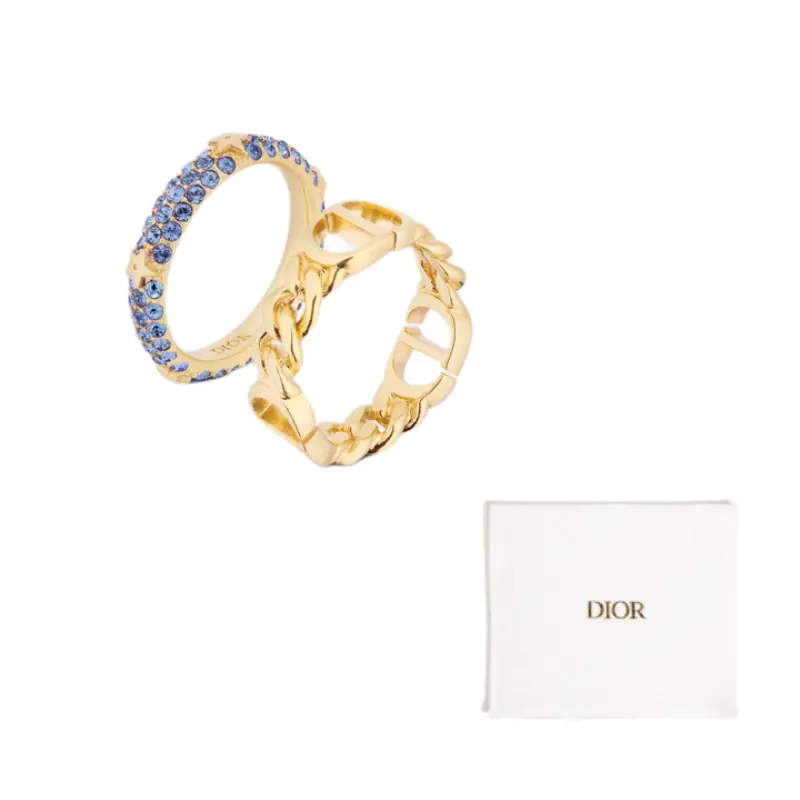 DIOR Металлическое кольцо с искусственными кристаллами Women's Gold
DIOR Металлическое кольцо с искусственными кристаллами Women's Gold