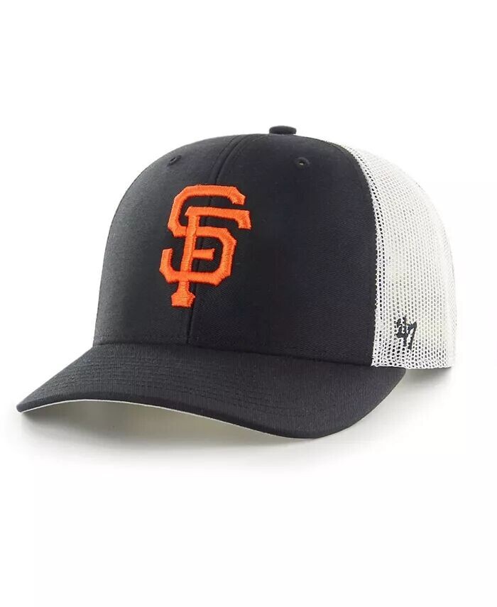 Мужская черно-белая кепка с логотипом San Francisco Giants Primary Snapback Trucker Snapback '47 Brand
Мужская черно-белая кепка с логотипом San Francisco Giants Primary Snapback Trucker Snapback '47 Brand