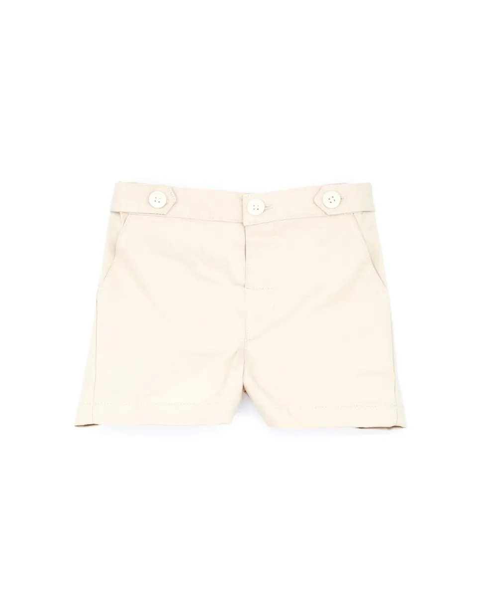 Хлопковые шорты для мальчиков с карманами Fina Ejerique, цвет Crudo
Хлопковые шорты для мальчиков с карманами Fina Ejerique, цвет Crudo