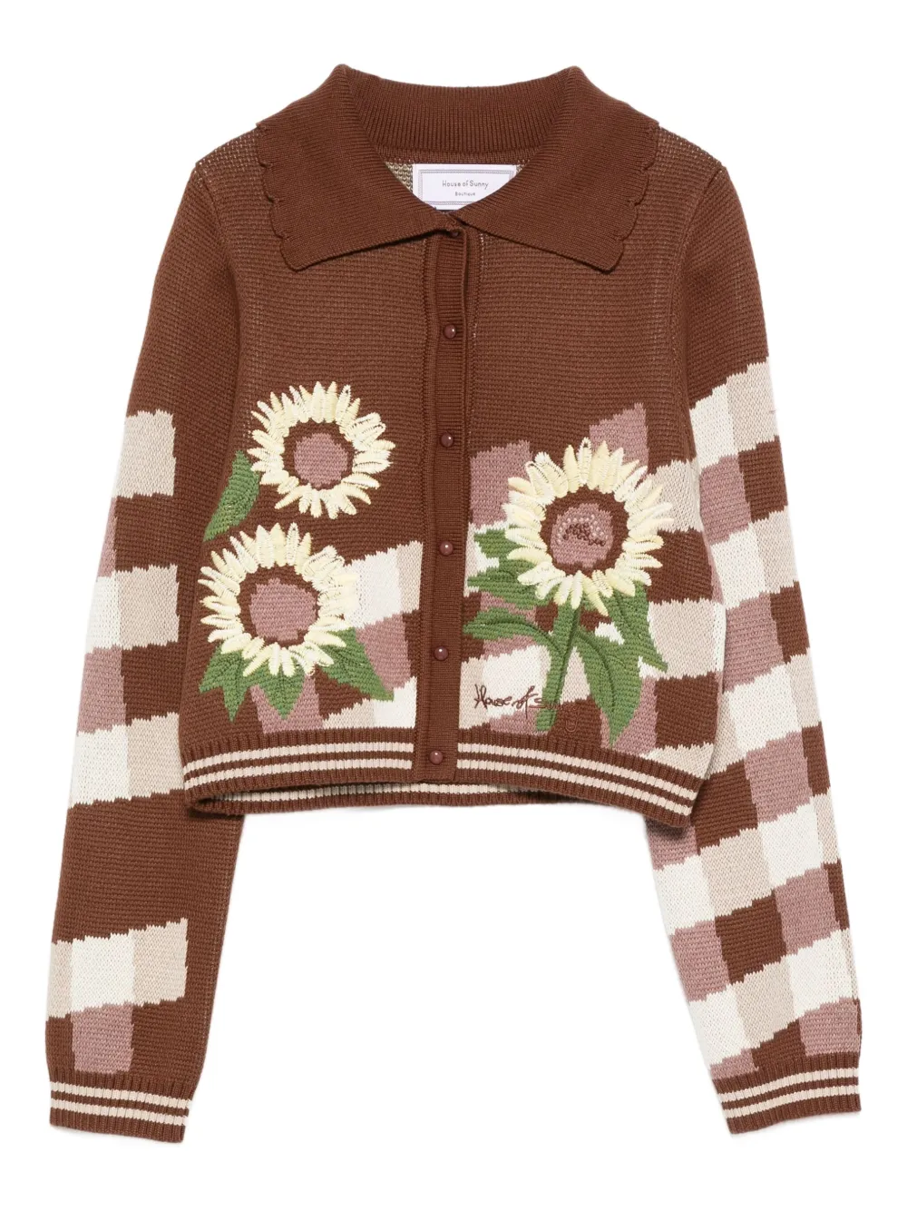 Кардиган The Sunflower Stripper с цветочной вышивкой House Of Sunny, коричневый
Кардиган The Sunflower Stripper с цветочной вышивкой House Of Sunny, коричневый