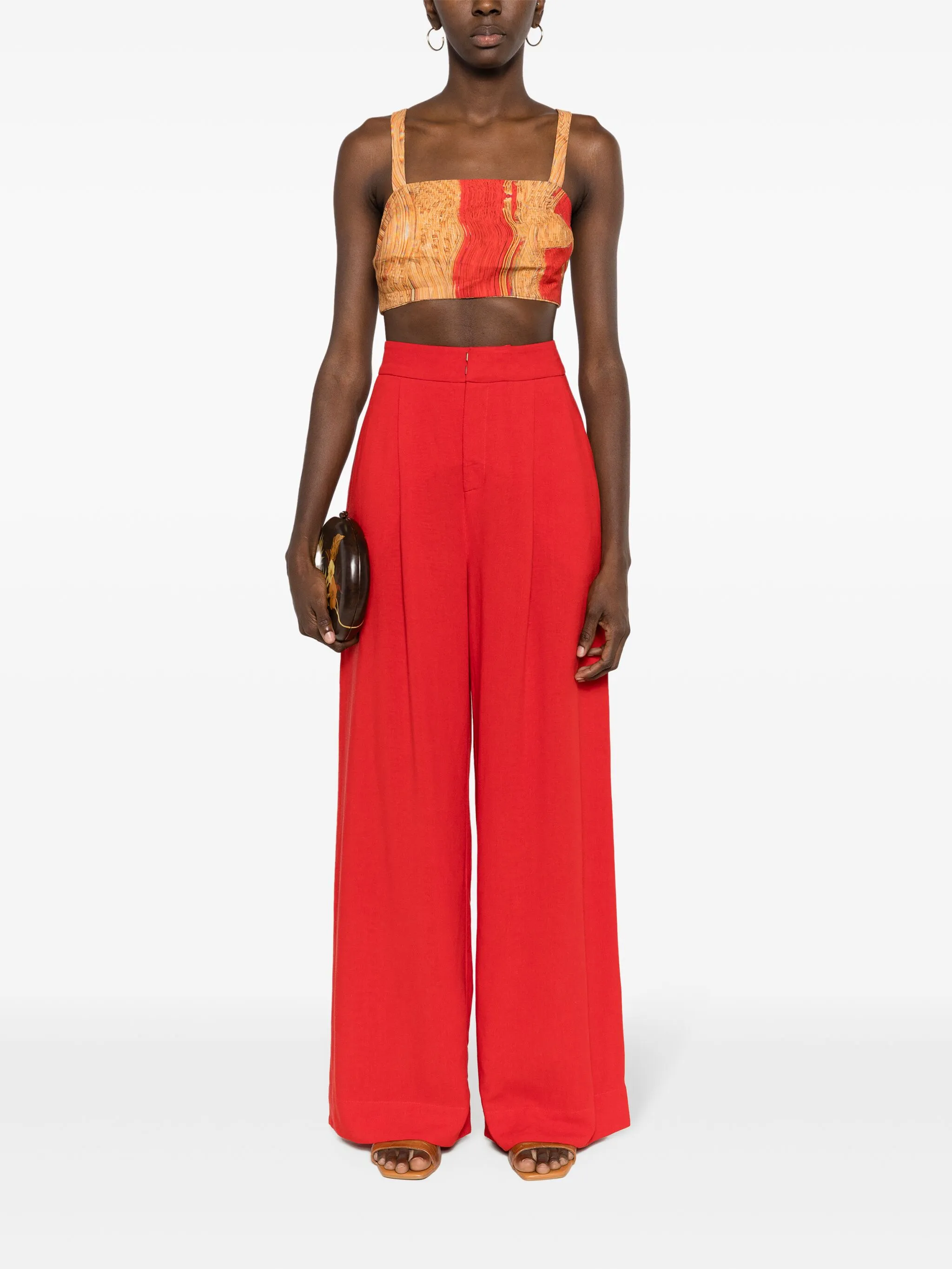 Брюки строгого кроя со складками Lenny Niemeyer, красный
Брюки строгого кроя со складками Lenny Niemeyer, красный