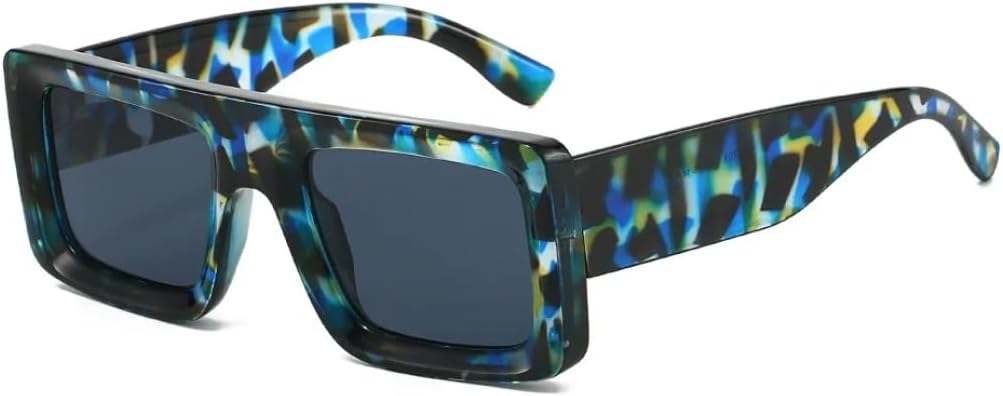 Солнцезащитные очки в стиле ретро, квадратная форма, черепаховая оправа, для женщин, стильные, универсальные, повседневные, с защитой от УФ-излучения UV400 UATXTAU, Blue Leopard
Солнцезащитные очки в стиле ретро, квадратная форма, черепаховая оправа, для женщин, стильные, универсальные, повседневные, с защитой от УФ-излучения UV400 UATXTAU, Blue Leopard