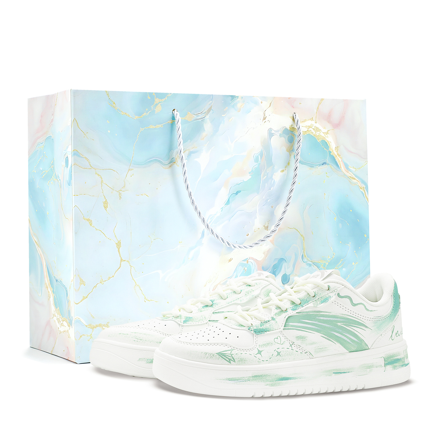 Anta Удобные, амортизирующие, износостойкие, нескользящие низкие кроссовки для скейтбординга, унисекс, светло-зеленые
Anta Удобные, амортизирующие, износостойкие, нескользящие низкие кроссовки для скейтбординга, унисекс, светло-зеленые