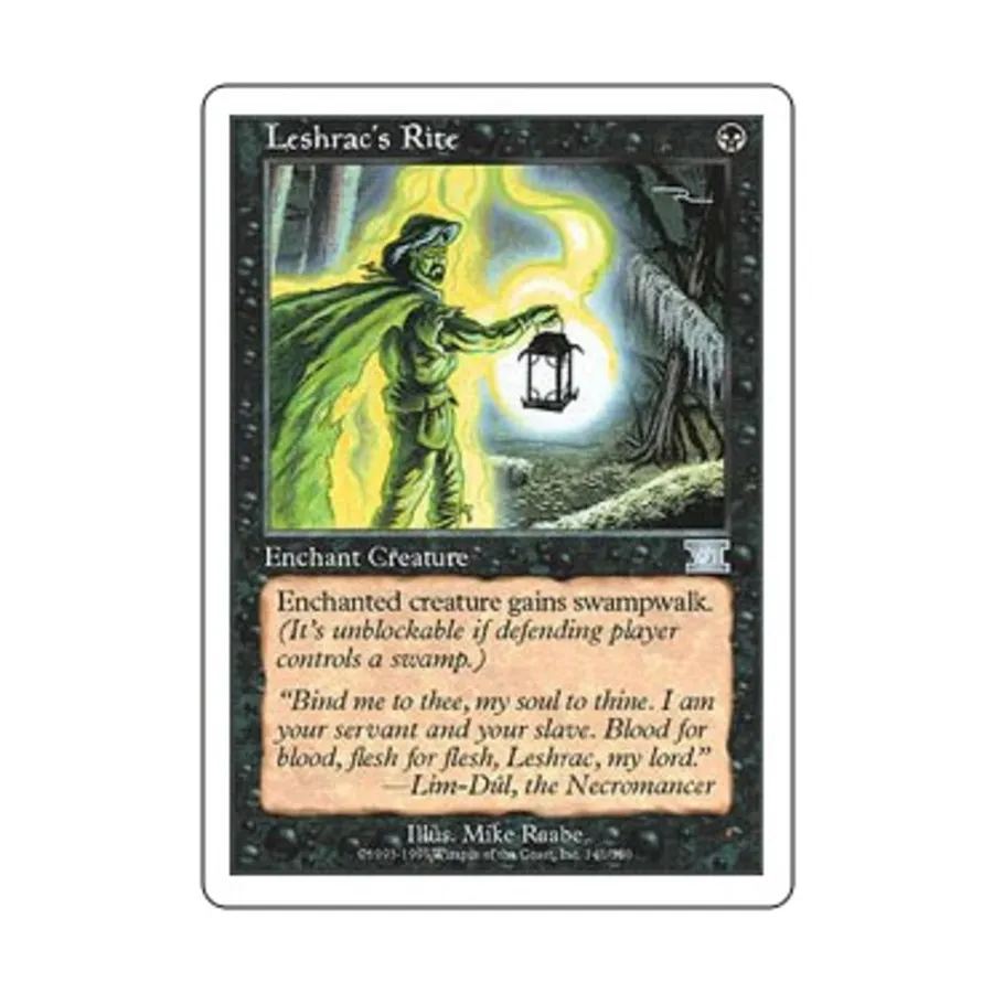 CCG Обряд Лешрака (U), MTG - 6th Edition (Classic)
CCG Обряд Лешрака (U), MTG - 6th Edition (Classic)