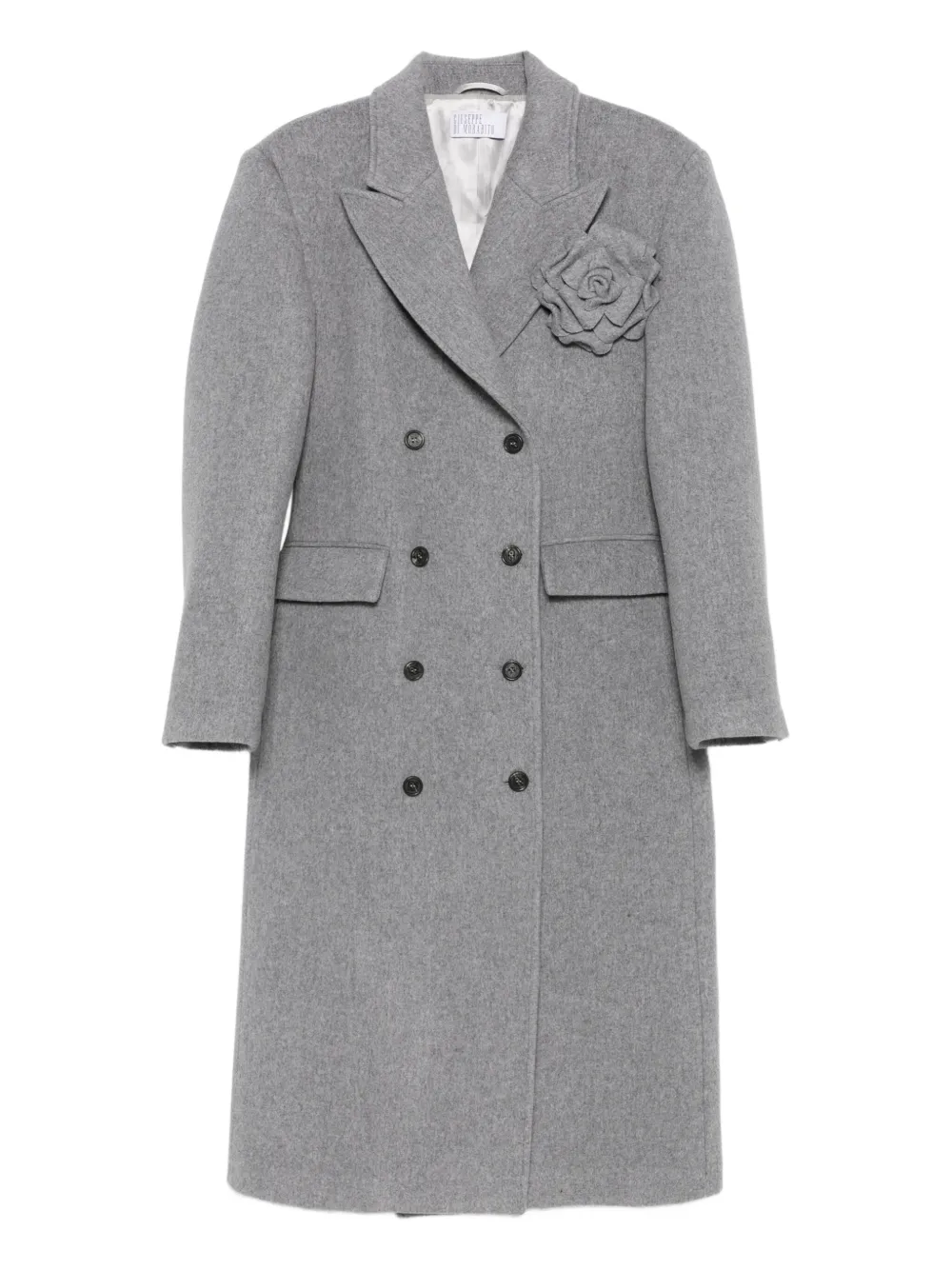 Двубортное пальто с цветочной аппликацией Giuseppe Di Morabito, серый
Двубортное пальто с цветочной аппликацией Giuseppe Di Morabito, серый