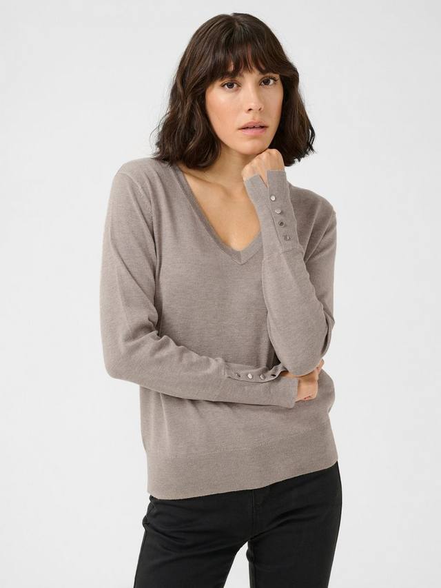 Джемпер с v-образным вырезом lizza KAFFE, серый
Джемпер с v-образным вырезом lizza KAFFE, серый