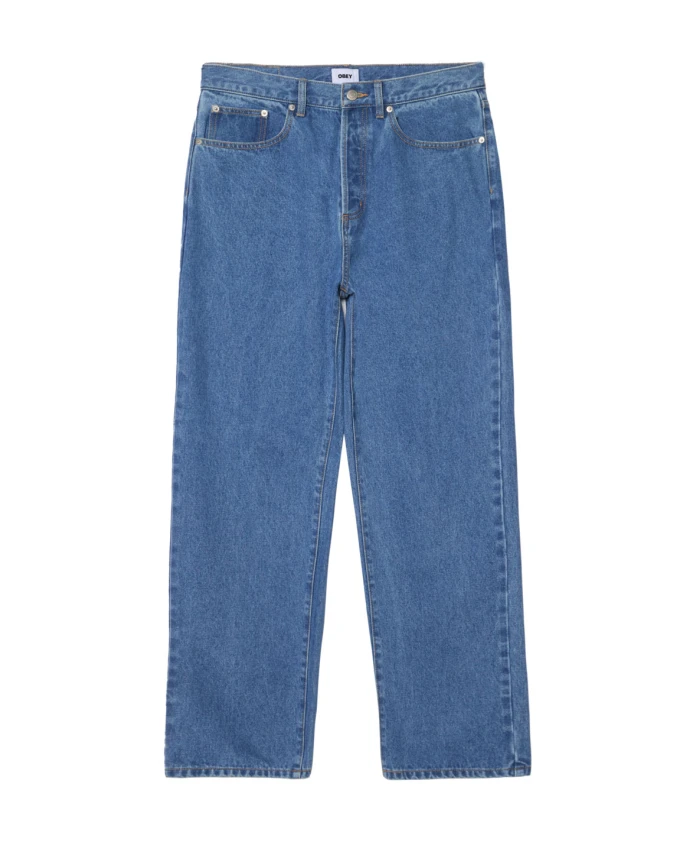 Классические мешковатые джинсы Obey, синий
Классические мешковатые джинсы Obey, синий