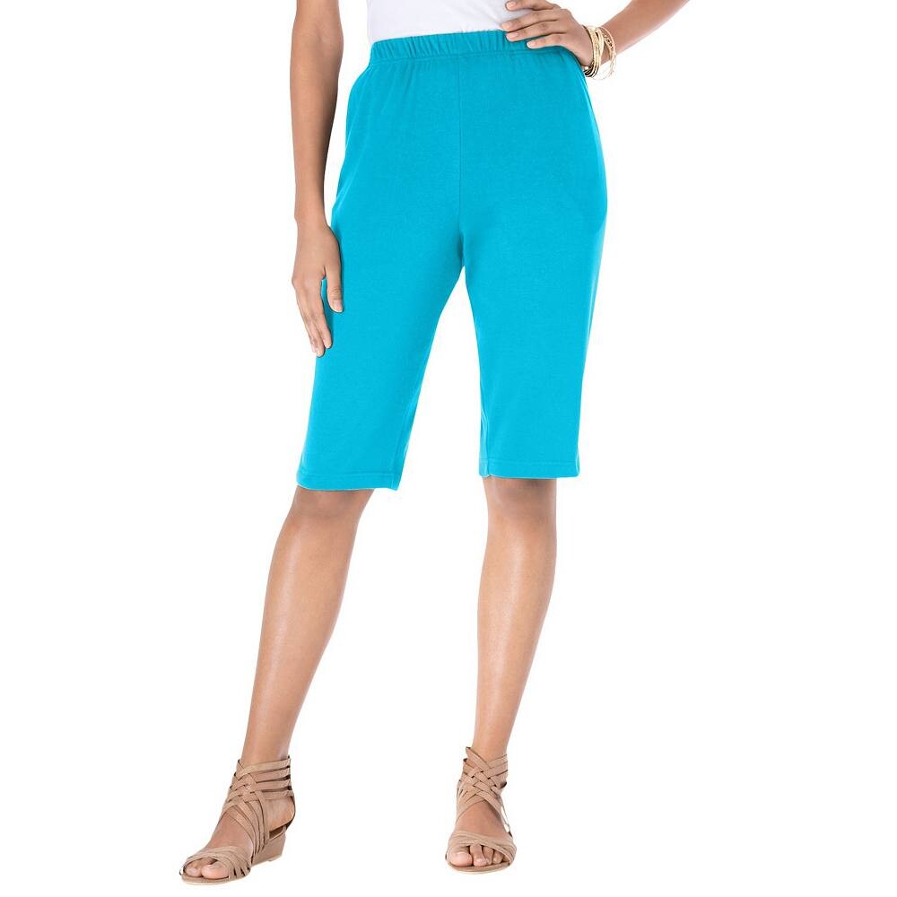 Женские шорты-бермуды мягкой вязки Roaman больших размеров Roaman's, цвет Ocean
Женские шорты-бермуды мягкой вязки Roaman больших размеров Roaman's, цвет Ocean