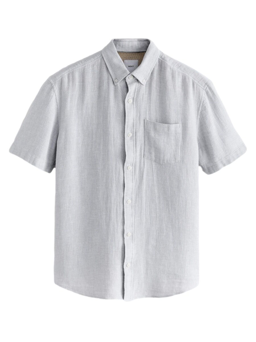 Рубашка обычного кроя на пуговицах Next, серый
Рубашка обычного кроя на пуговицах Next, серый
