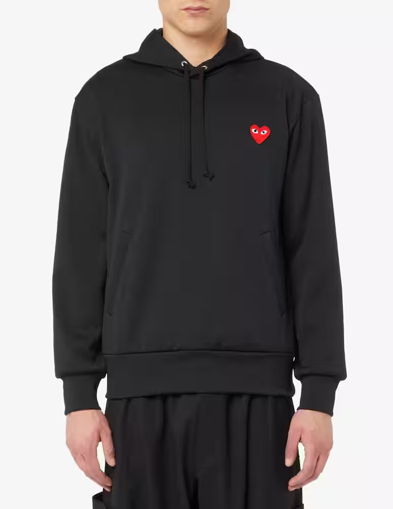 Толстовка с капюшоном-кенгуру Comme des Garçons Play, черный
Толстовка с капюшоном-кенгуру Comme des Garçons Play, черный