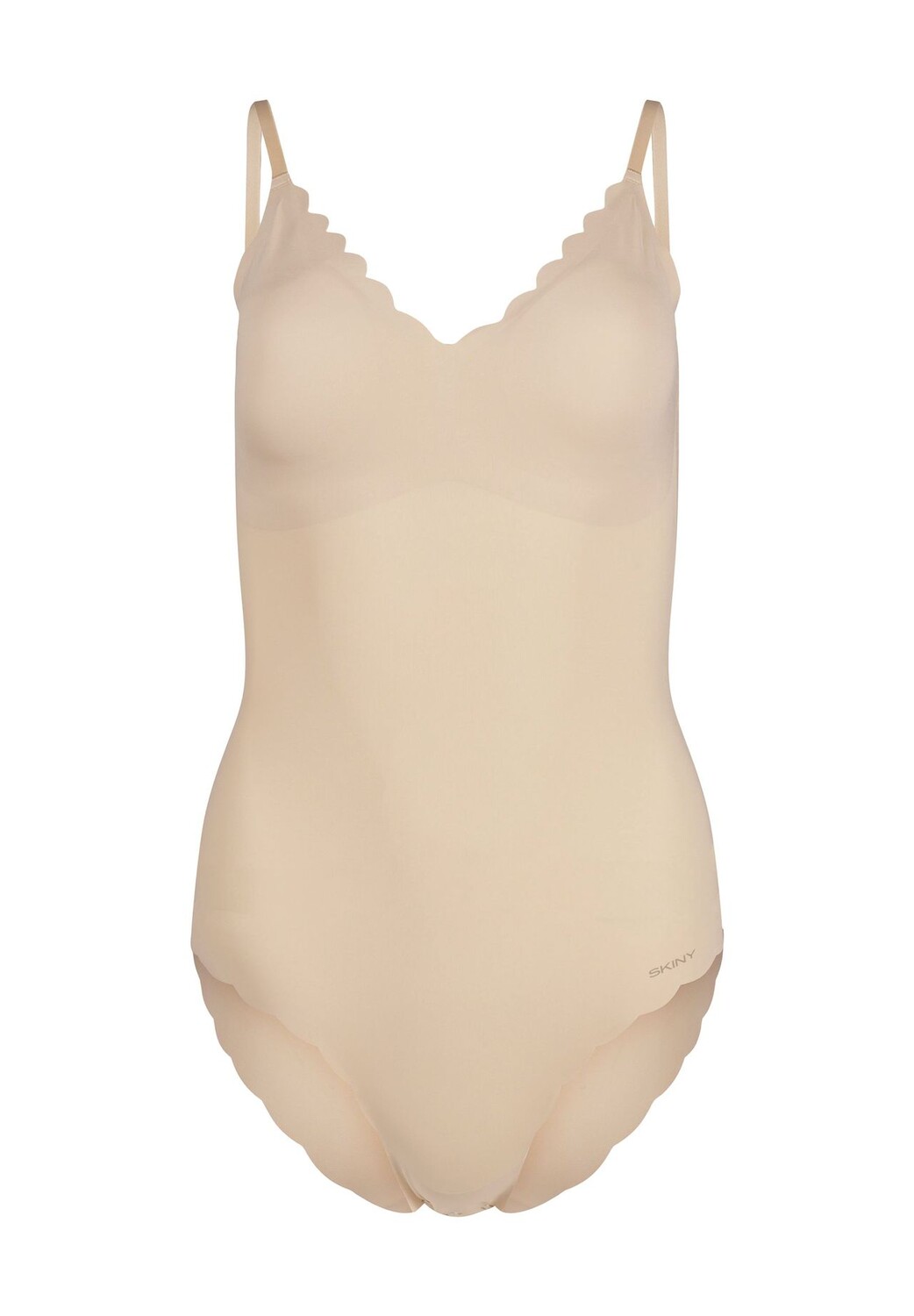 Боди со съемными подушечками, фестончатый край, для женщин SKINY, бежевый
Боди со съемными подушечками, фестончатый край, для женщин SKINY, бежевый