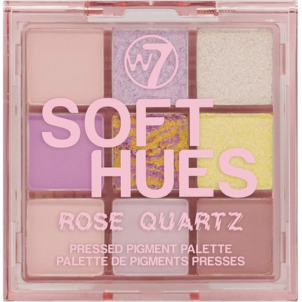 Палитра прессованных пигментов Soft Hues Rose Quartz - пастельные, розовые, желтые, фиолетовые - макияж без жестокости для женщин W7
Палитра прессованных пигментов Soft Hues Rose Quartz - пастельные, розовые, желтые, фиолетовые - макияж без жестокости для женщин W7