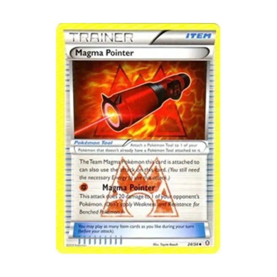 CCG Указатель магмы (U) № 24 (обратная голография), Pokemon - Double Crisis - Singles
CCG Указатель магмы (U) № 24 (обратная голография), Pokemon - Double Crisis - Singles