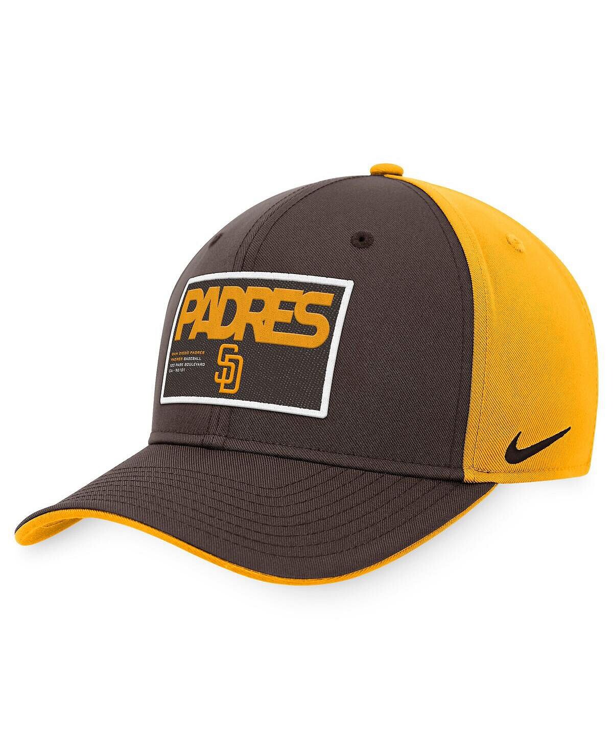Мужская коричнево-золотая шляпа San Diego Padres Classic99 Colorblock Performance Snapback Nike
Мужская коричнево-золотая шляпа San Diego Padres Classic99 Colorblock Performance Snapback Nike