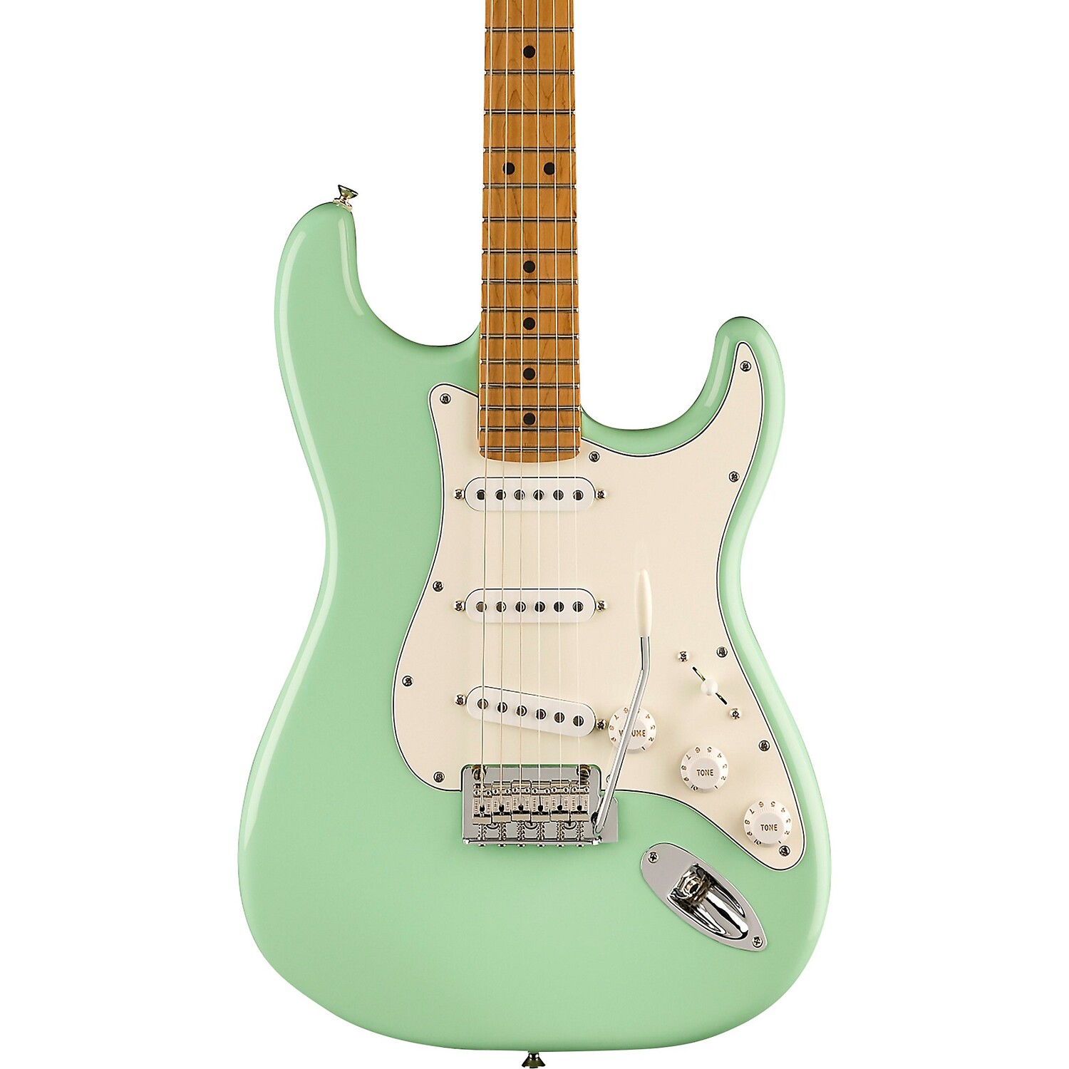 Fender Player Stratocaster Накладка на гриф из жареного клена со звукоснимателями Fat 50-х годов. Электрогитара ограниченного выпуска Surf Green
Fender Player Stratocaster Накладка на гриф из жареного клена со звукоснимателями Fat 50-х годов. Электрогитара ограниченного выпуска Surf Green