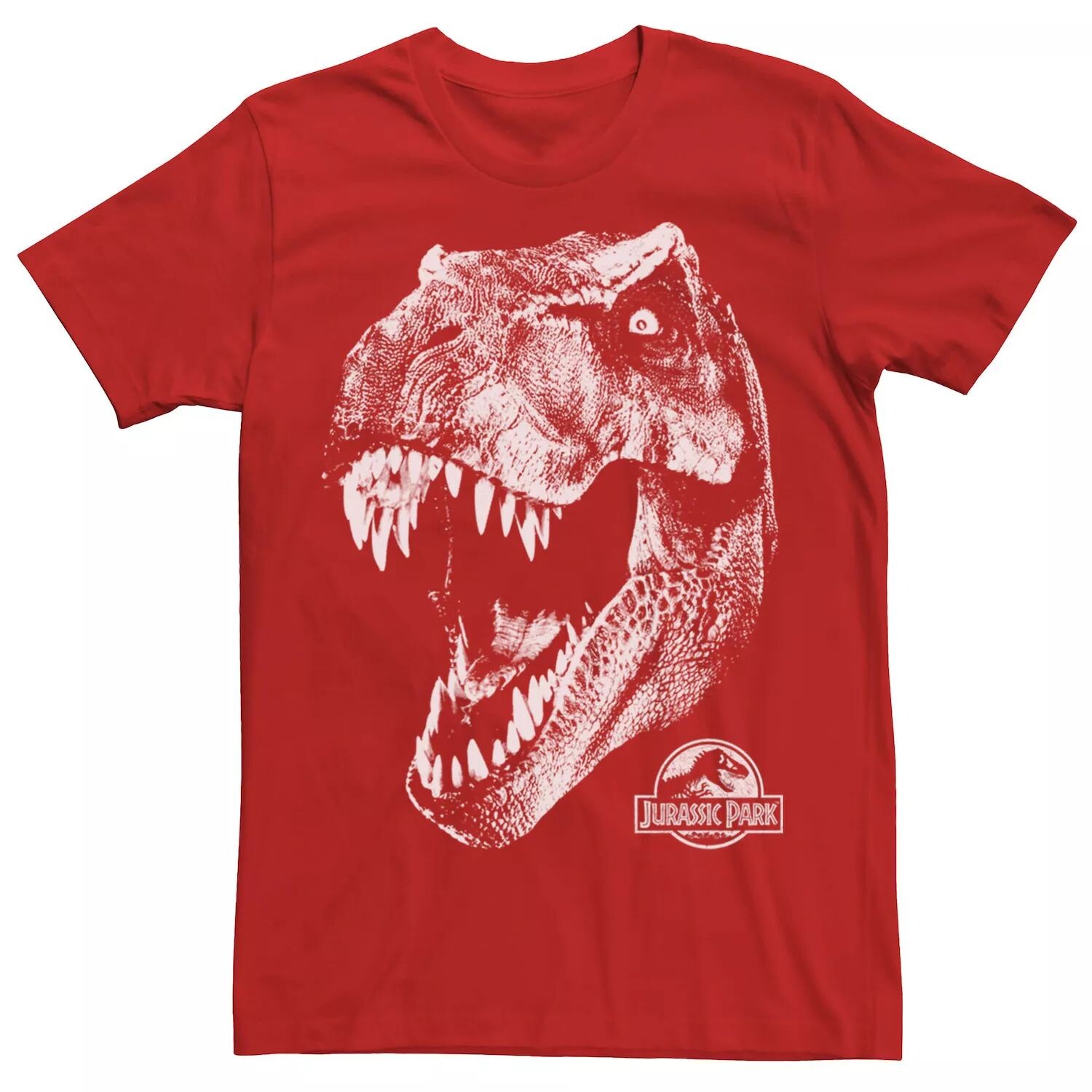 Мужская футболка Jurassic Park T-Rex White Head Roaring Tee Licensed Character, красный
Мужская футболка Jurassic Park T-Rex White Head Roaring Tee Licensed Character, красный