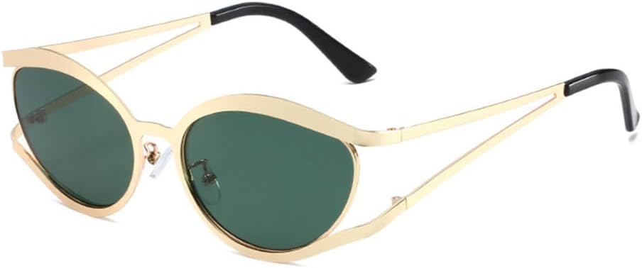 Ретро-солнцезащитные очки в форме «кошачий глаз» с полой металлической оправой для женщин и мужчин с защитой от УФ-излучения UV400. Солнцезащитные очки для вождения LANGSER, Golden Dark Green
Ретро-солнцезащитные очки в форме «кошачий глаз» с полой металлической оправой для женщин и мужчин с защитой от УФ-излучения UV400. Солнцезащитные очки для вождения LANGSER, Golden Dark Green