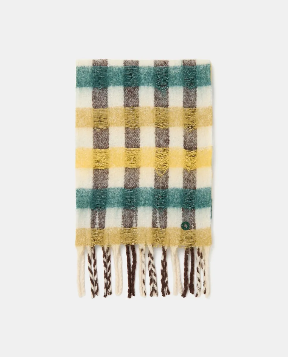 Шарф в клетку с цветами Jo & Mr. Joe
Шарф в клетку с цветами Jo & Mr. Joe