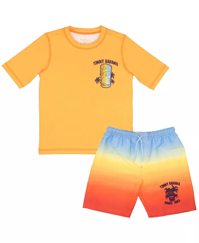 Мальчиковый комплект для плавания: рашгард и плавки 2 предмета Tommy Bahama, оранжевый
Мальчиковый комплект для плавания: рашгард и плавки 2 предмета Tommy Bahama, оранжевый