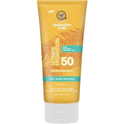 Солнцезащитный лосьон Ultimate Hydration Spf 50, 100 мл, Australian Gold
Солнцезащитный лосьон Ultimate Hydration Spf 50, 100 мл, Australian Gold