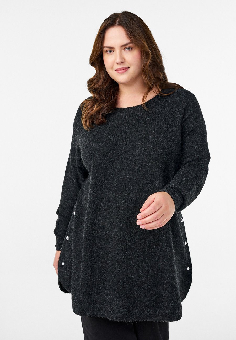 Джемпер Zizzi Jumper, Dark Grey Melange/Mottled Dark Grey
Джемпер Zizzi Jumper, Dark Grey Melange/Mottled Dark Grey