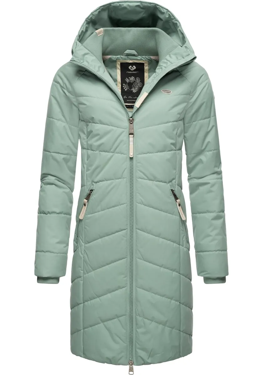 Стеганое пальто Ragwear "Dizzie Coat", стильная стеганая зимняя парка с капюшоном на подкладке, мятный
Стеганое пальто Ragwear "Dizzie Coat", стильная стеганая зимняя парка с капюшоном на подкладке, мятный