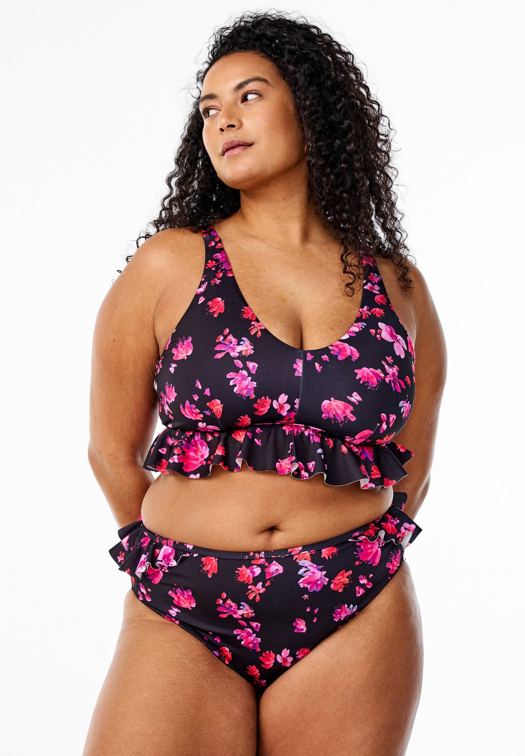 Плавки бикини GEBLÜMTE IM BRASILIANISCHEN SCHNITT Zizzi, розовый 
Плавки бикини GEBLÜMTE IM BRASILIANISCHEN SCHNITT Zizzi, розовый