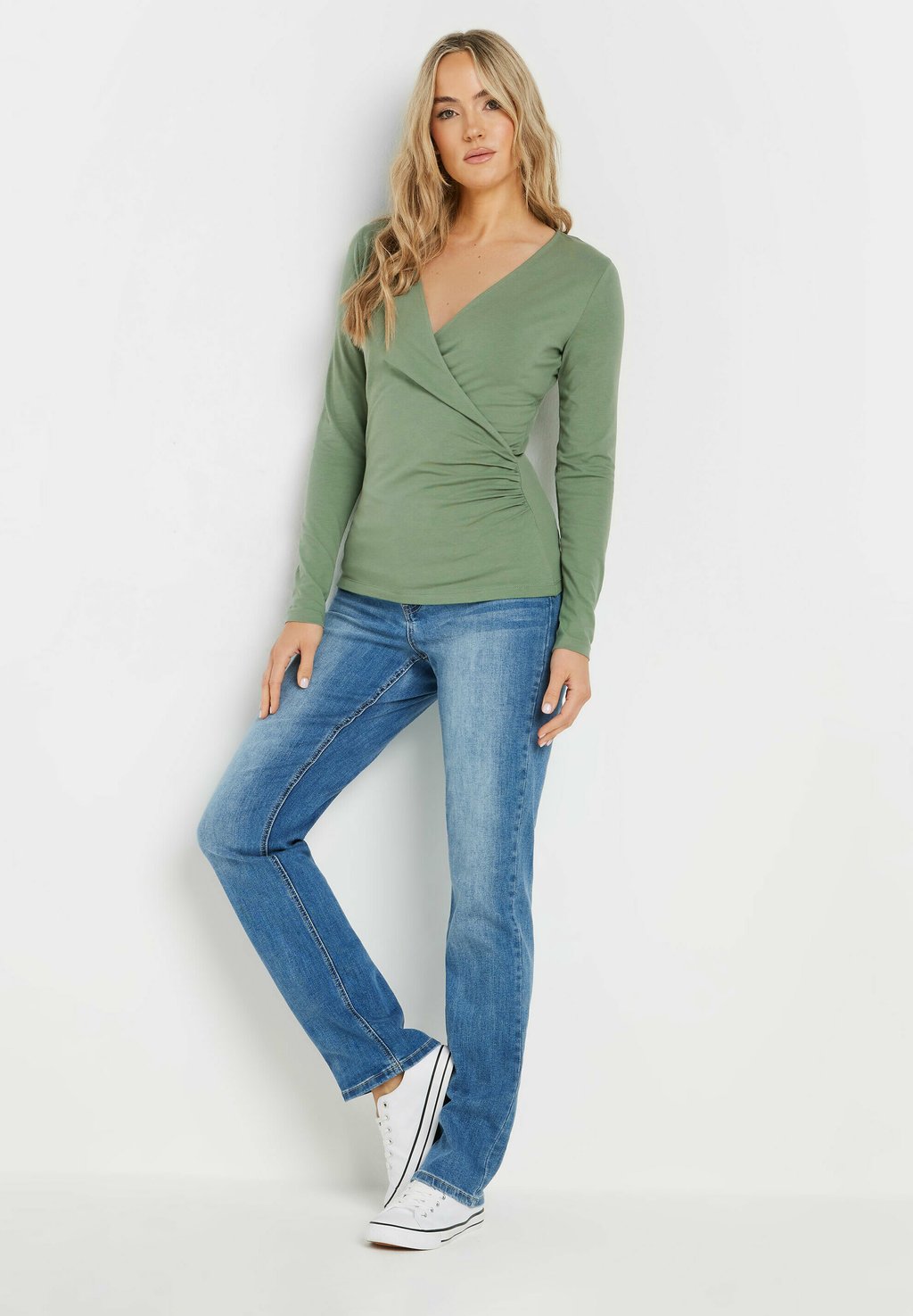 Топ с длинными рукавами 2 PACK Long Tall Sally, зеленый 
Топ с длинными рукавами 2 PACK Long Tall Sally, зеленый