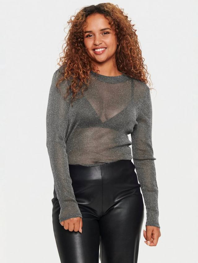 Топ Delila из блестящей сетчатой ткани Saint Tropez, Black
Топ Delila из блестящей сетчатой ткани Saint Tropez, Black