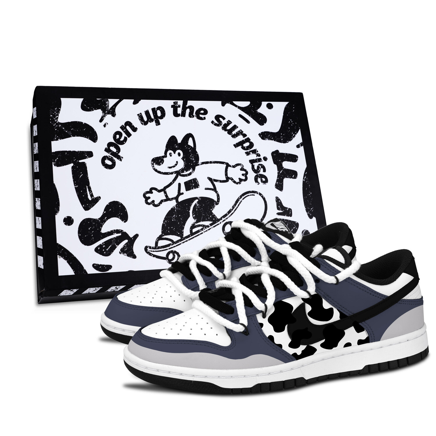 Nike Данк черно-белые, серо-голубые противоскользящие износостойкие низкие скейтбордские кроссовки унисекс сине-серые, цвет Blue Gray
Nike Данк черно-белые, серо-голубые противоскользящие износостойкие низкие скейтбордские кроссовки унисекс сине-серые, цвет Blue Gray