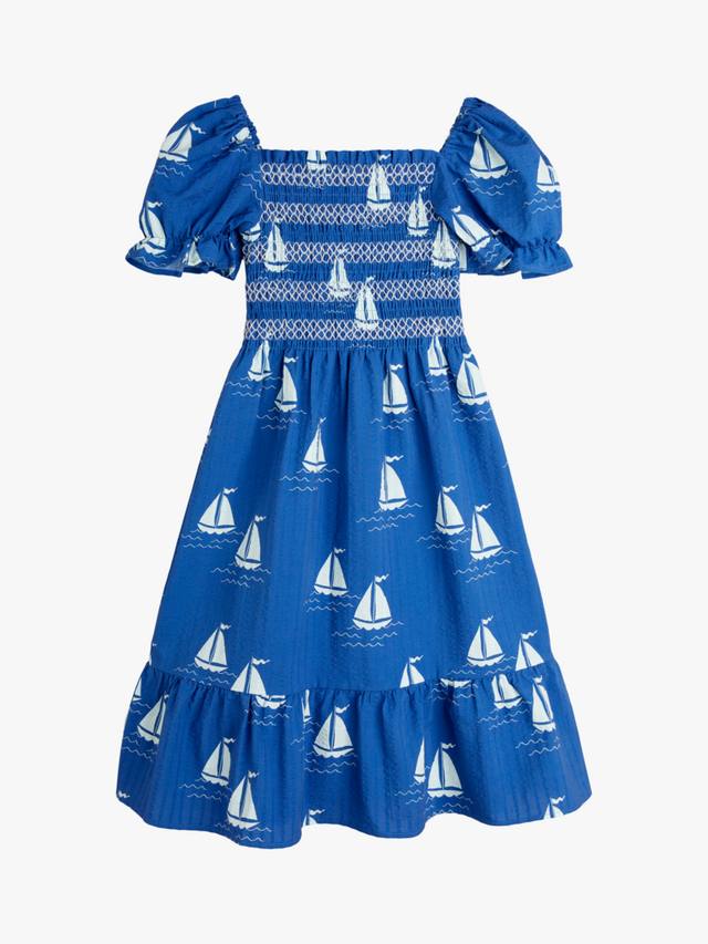 Детское платье из органического хлопка с принтом Mini Rodini, Sailing Boats Blue
Детское платье из органического хлопка с принтом Mini Rodini, Sailing Boats Blue